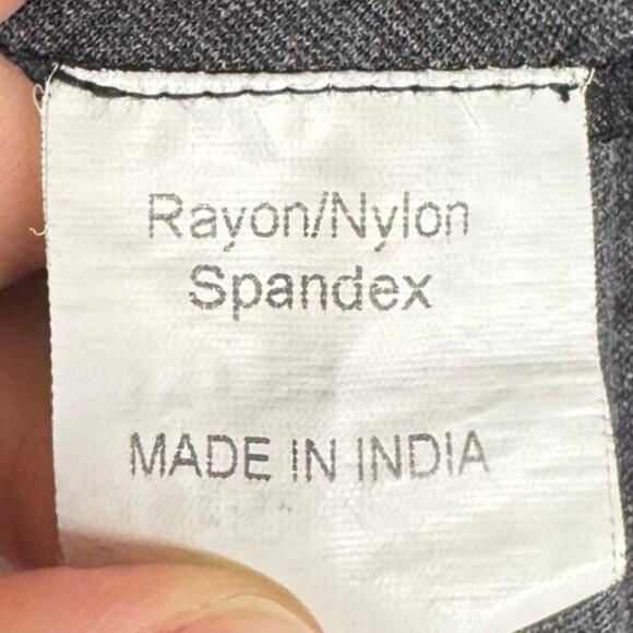 eShakti Black & Gray Color Block Short Sleeve Mini Shirt Dress Size XL - Picture 9 of 10